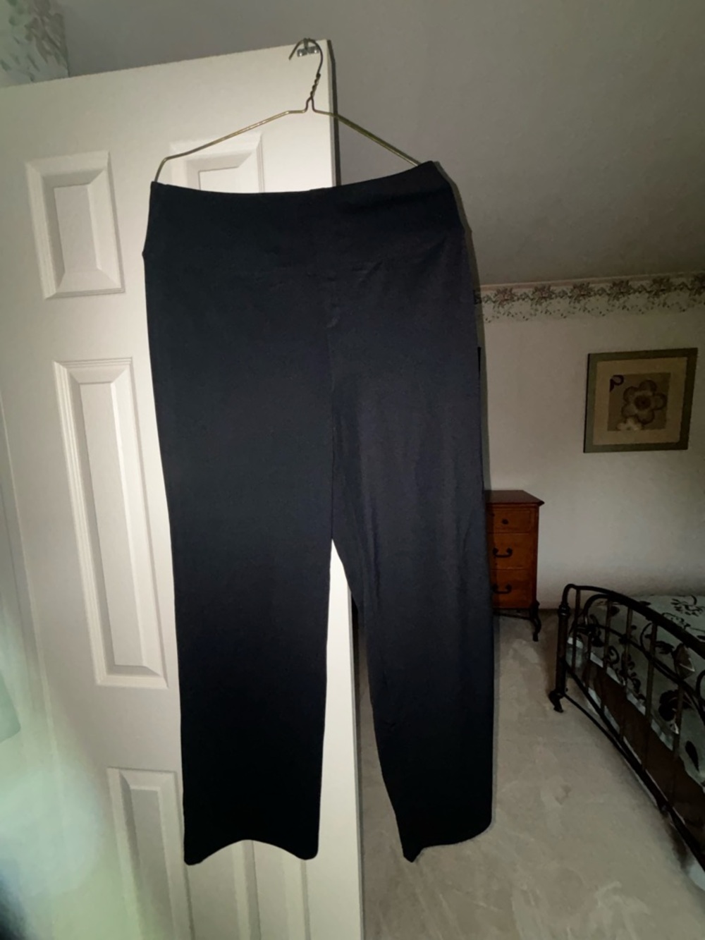 HALARA Black Wide-Leg Comfort Pants